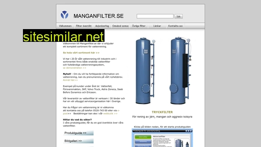 manganfilter.se alternative sites
