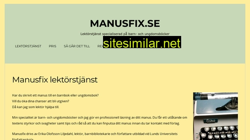 manusfix.se alternative sites