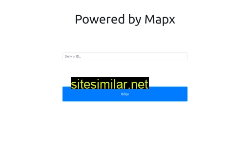 mapx.se alternative sites