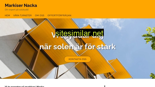 markisernacka.se alternative sites