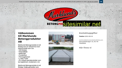 marklundsbetongprodukter.se alternative sites