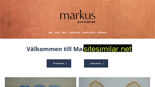 markusauktioner.se alternative sites