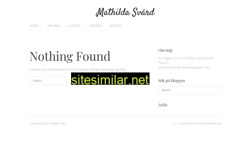 Mathildasvard similar sites