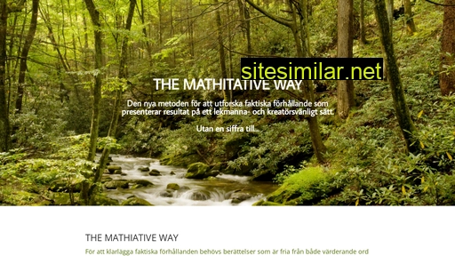 mathitativ.se alternative sites