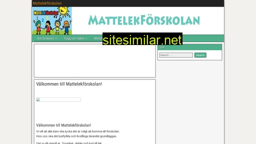 mattelekforskolan.se alternative sites