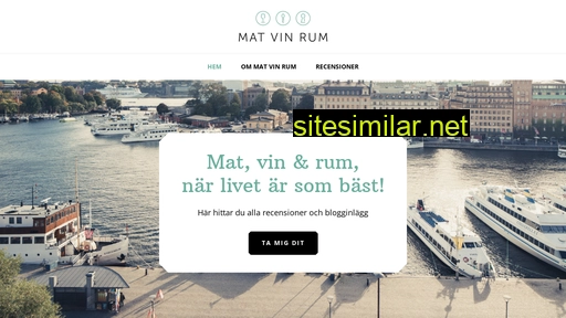 matvinrum.se alternative sites