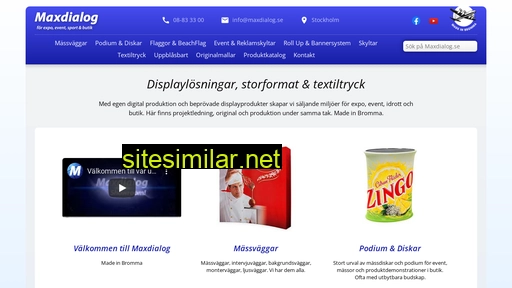 maxdialog.se alternative sites