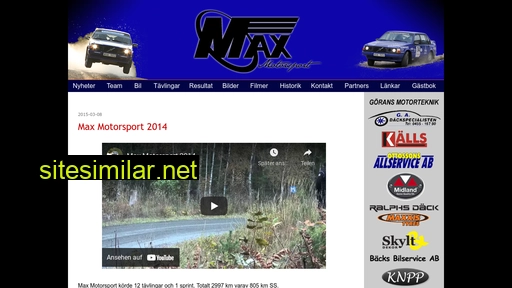 maxmotorsport.se alternative sites