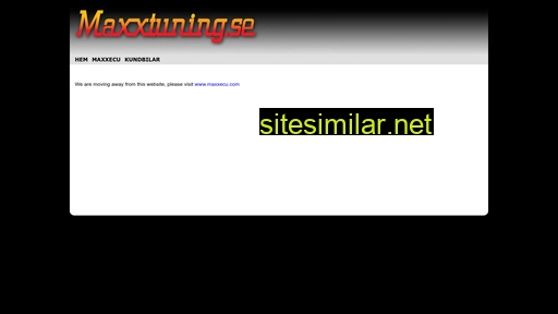 maxtuning.se alternative sites