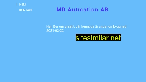 mdautomation.se alternative sites
