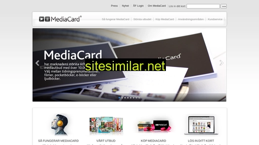 mediacard.se alternative sites
