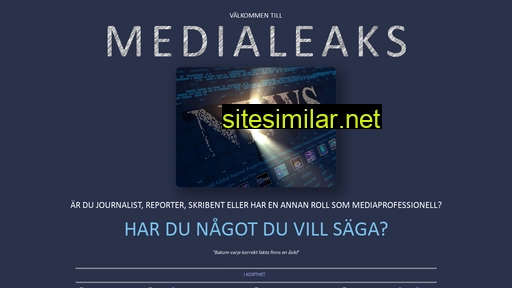 medialeaks.se alternative sites