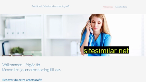 medicinsksekreterarbemanning.se alternative sites