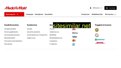 mediamarkt.se alternative sites
