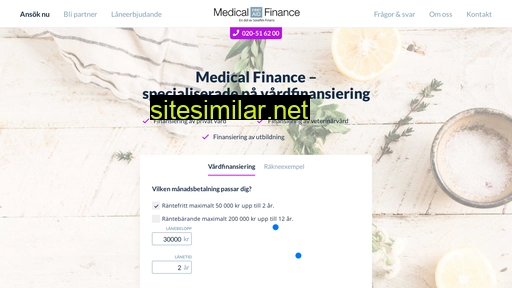 medicalfinance.se alternative sites