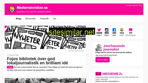 mediemanniskan.se alternative sites
