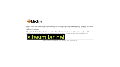 medsys.se alternative sites