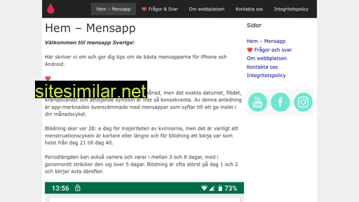 mensapp.se alternative sites