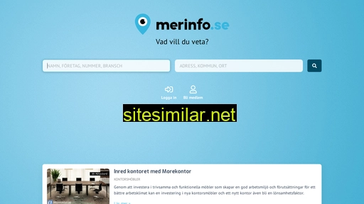 Merinfo similar sites