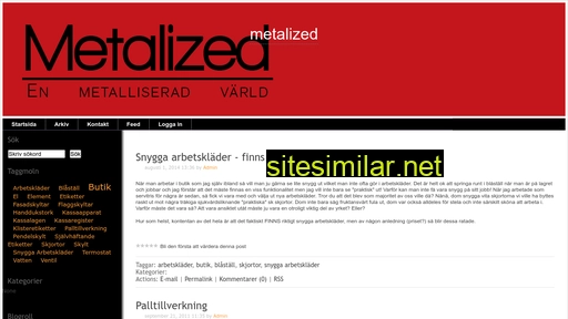 metalized.se alternative sites