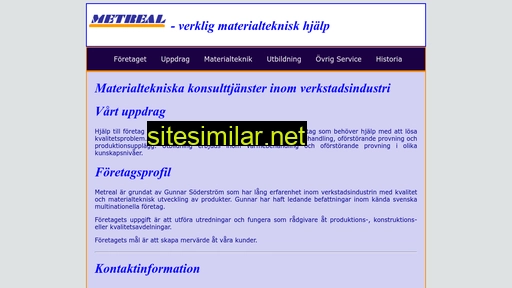 metreal.se alternative sites