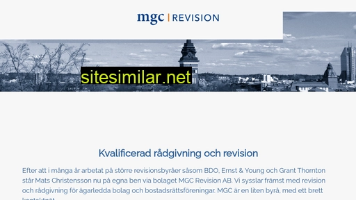 mgcrevision.se alternative sites