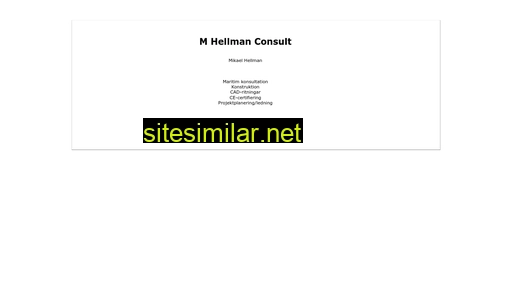 Mhellmanconsult similar sites