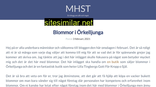 mhst.se alternative sites