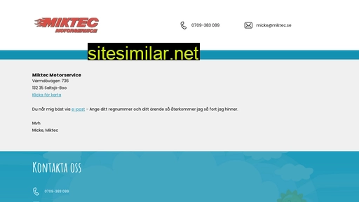 miktec.se alternative sites