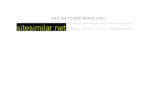 mixologi.se alternative sites