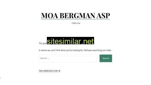 moabergman.se alternative sites