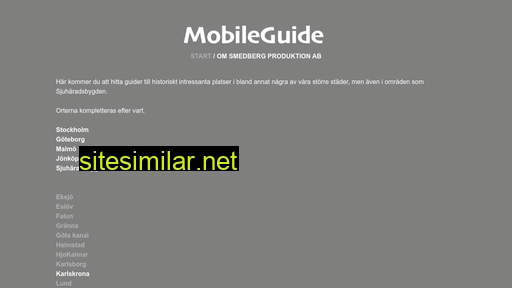 mobileguide.se alternative sites