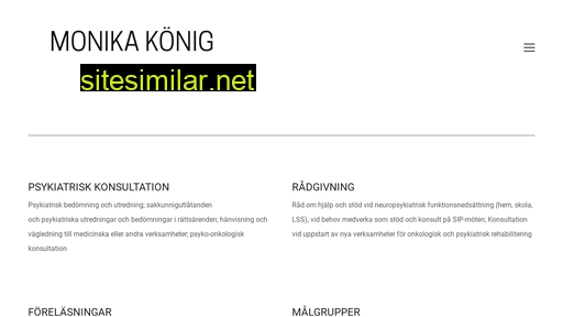 monikakonig.se alternative sites