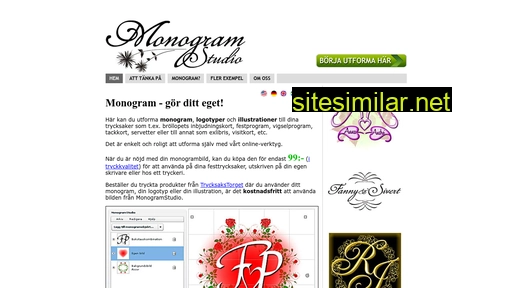 monogramstudio.se alternative sites