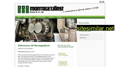 montagetjanst.se alternative sites
