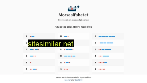 morsealfabet.se alternative sites