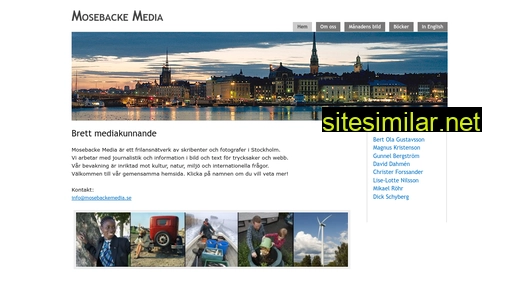 mosebackemedia.se alternative sites