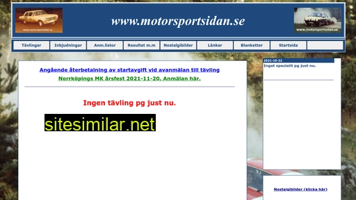motorsportsidan.se alternative sites