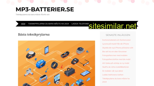 mp3-batterier.se alternative sites
