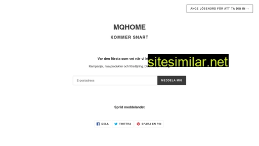 mqhome.se alternative sites