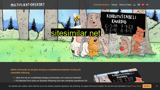 multiplikationskort.se alternative sites