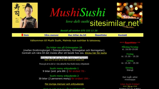 mushisushi.se alternative sites