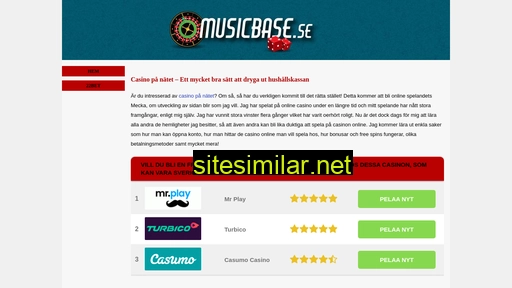 musicbase.se alternative sites