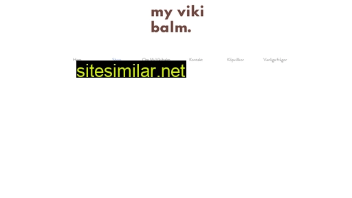 myvikibalm.se alternative sites
