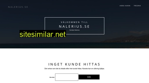 nalerius.se alternative sites