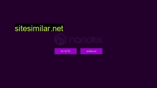 nanolex.se alternative sites