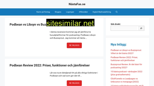 Nastafas similar sites