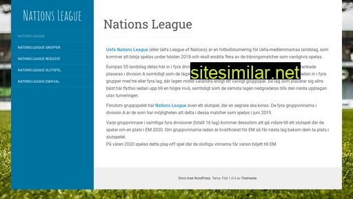 Nationsleague similar sites