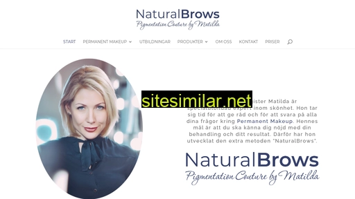 naturalbrows.se alternative sites