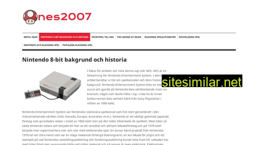 Nes2007 similar sites